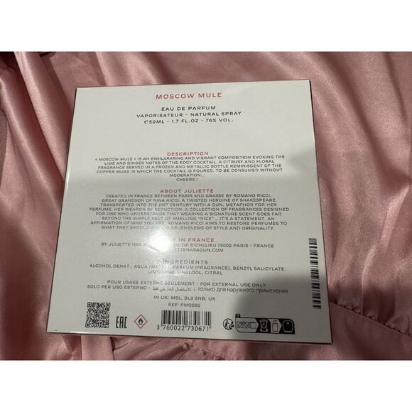 Moscow Mule by Juliette Has A Gun perfume for her EDP 3.3 / 3.4 oz New in Box - Picture 6 of 8